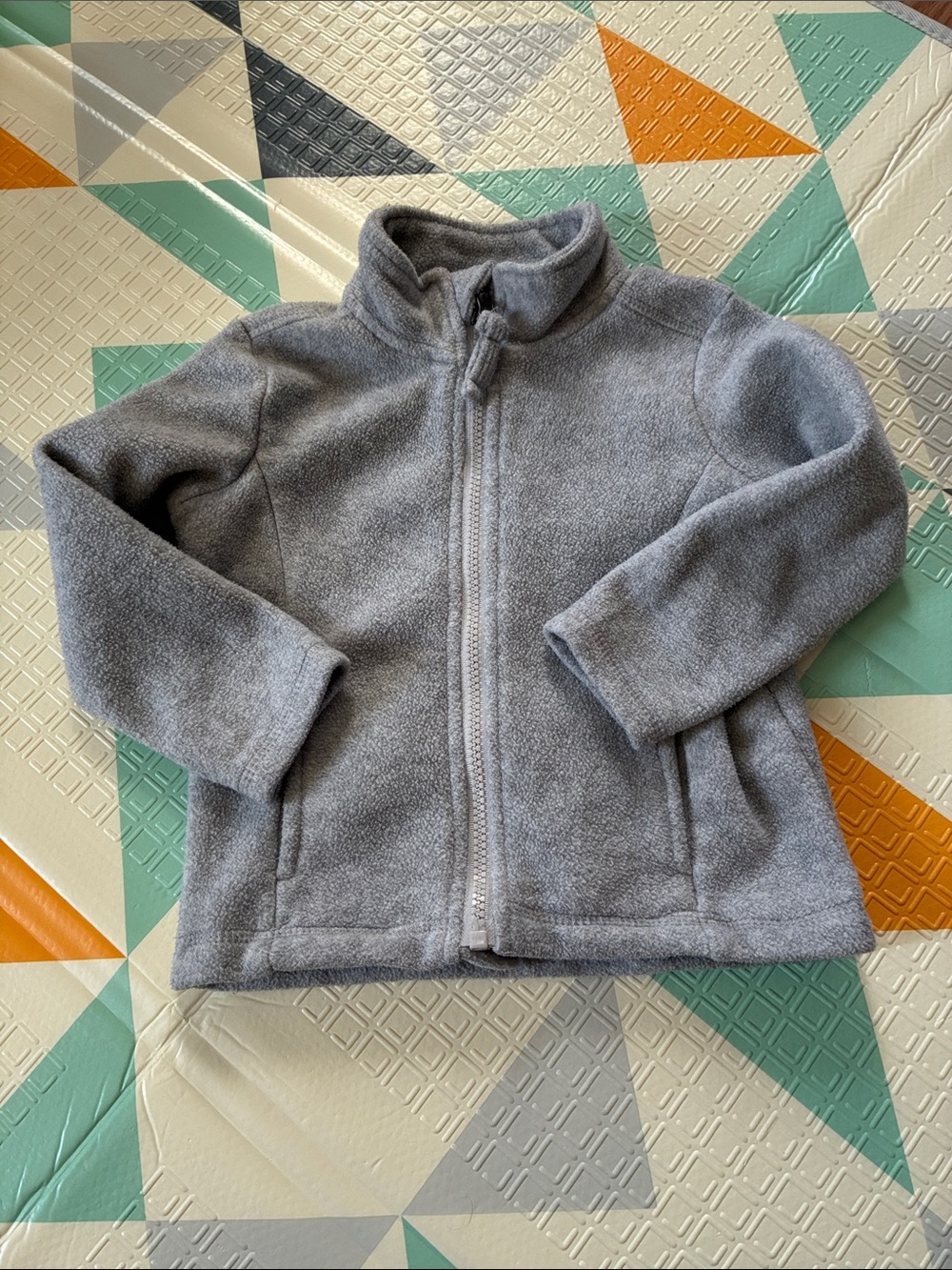 20/25$ 🧸 Kids Gray Fleece Jacket - Unbranded